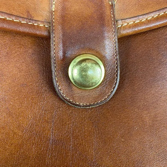 Coach Vintage Brown‎ Leather Crossbody Bag - Picture 6 of 15